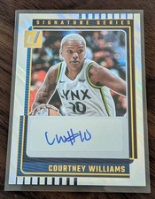 2025 Donruss Courtney Williams Autographed Signature Series Lynx