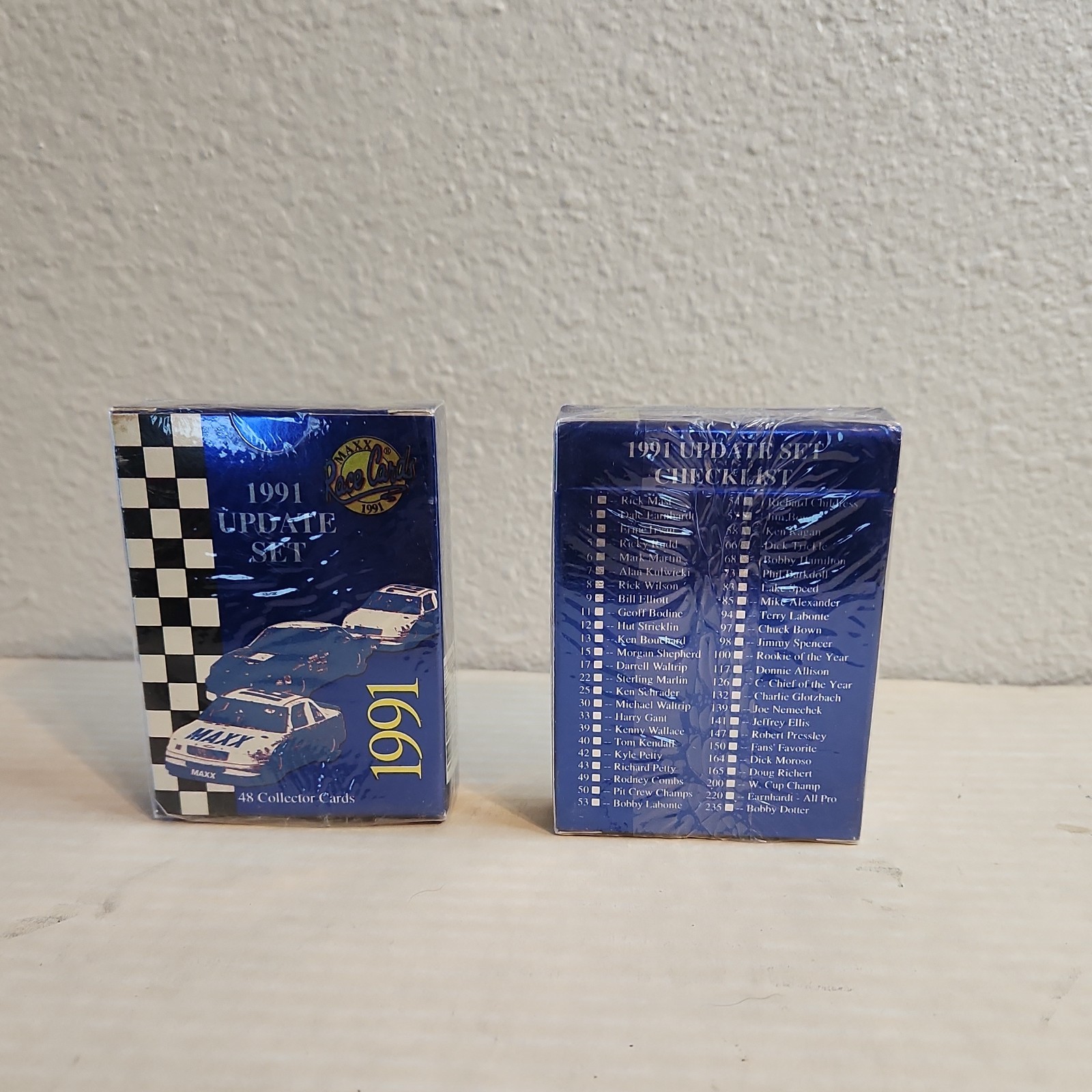 Maxx 1991 NASCAR Update Collector Set 48 Cards Rick Mast Bill Elliott