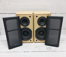 Technics SB-HD310 60W Bookshelf Speakers with Grills - Tested Working