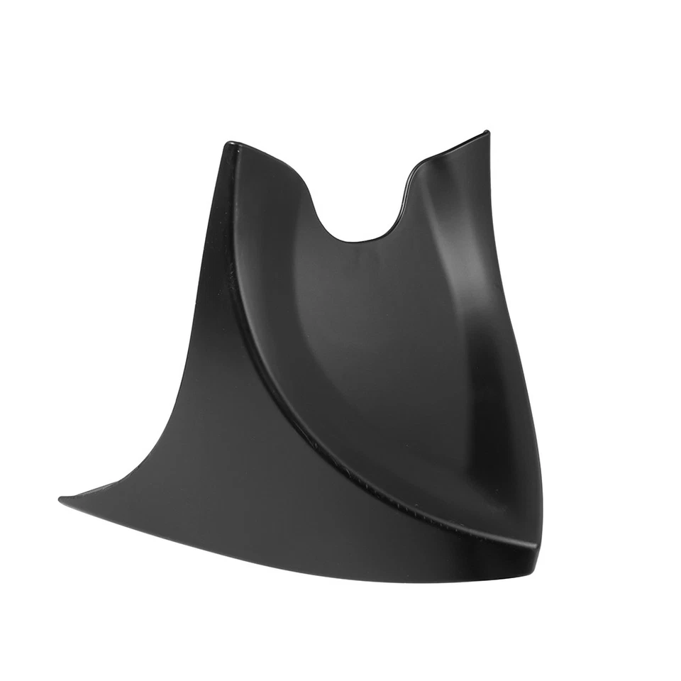 Carenado inferior de la barbilla de motocicleta cubierta de alerón delantero negro para Harley Dyna Softail Foto 4 de 4