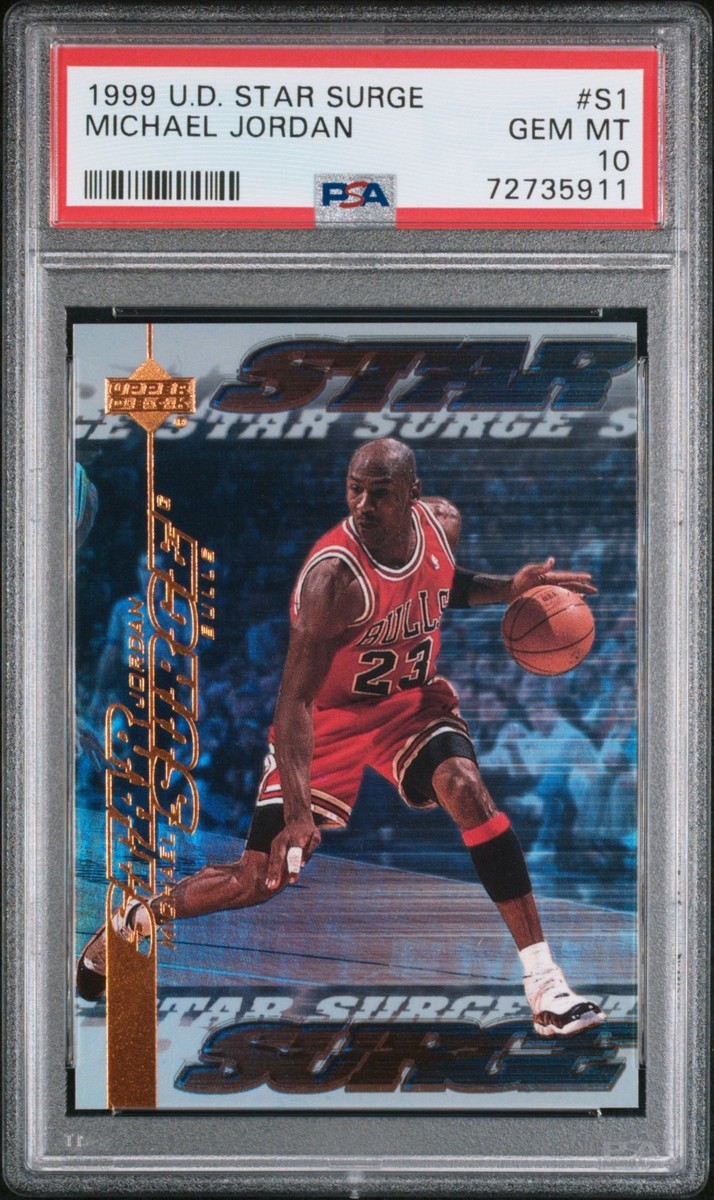 Michael Jordan 1999 Upper Deck Star Surge PSA 10 Gem Mint LOW POP 