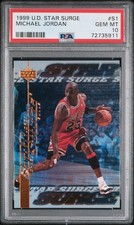 Michael Jordan 1999 Upper Deck Star Surge PSA 10 Gem Mint LOW POP REPORT 66