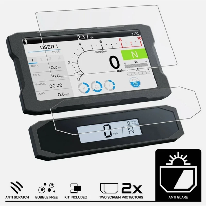 for Honda CRF1100L africa twin Cluster Scratch Protection Film Screen Protector - Image 3 of 4