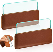 2 Sets Leather Burnishing Tool Glass Slicker Leathercraft Working Tools