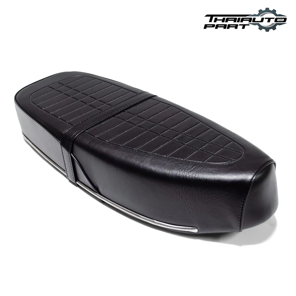 Repuesto Asiento Largo Personalizado Negro Honda C65 C70 C90 Foto 2 de 4
