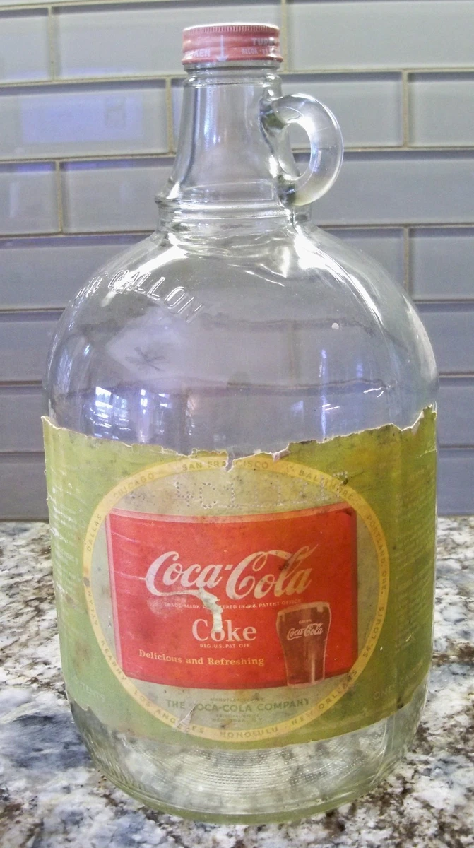 One Gallon Glass Jug In Collectible Coca-Cola Bottles for sale | eBay