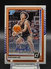 2025-26 Donruss Base Autograph Xaivian Lee #138 36/99