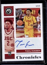 2021 Panini Chronicles Draft Picks Tahj Eaddy Chronicles Rookie Signatures