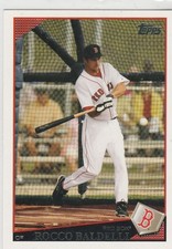 2009 topps #579 Rocco Baldelli RED SOX