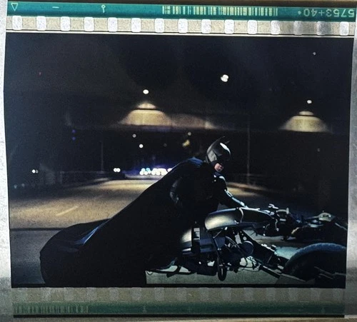 Batcycle DARK KNIGHT RISES 70mm IMAX Film Cell Frame Christopher Nolan