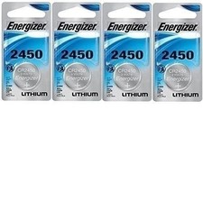 Energizer Lithium Coin Blister Pack Watch/Electronic Batteries CR2450 4 pack