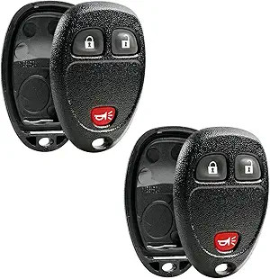 Key Fob Keyless Entry Remote Shell Case & Pad fits Avalanche Equinox Express Sil