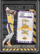 Lebron James Frequent Flyers NBA Hoops Basketball Card 2021-22 #13