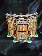 Dept 56 The Original Snow Village BANK & TRUST#55002 Item#177