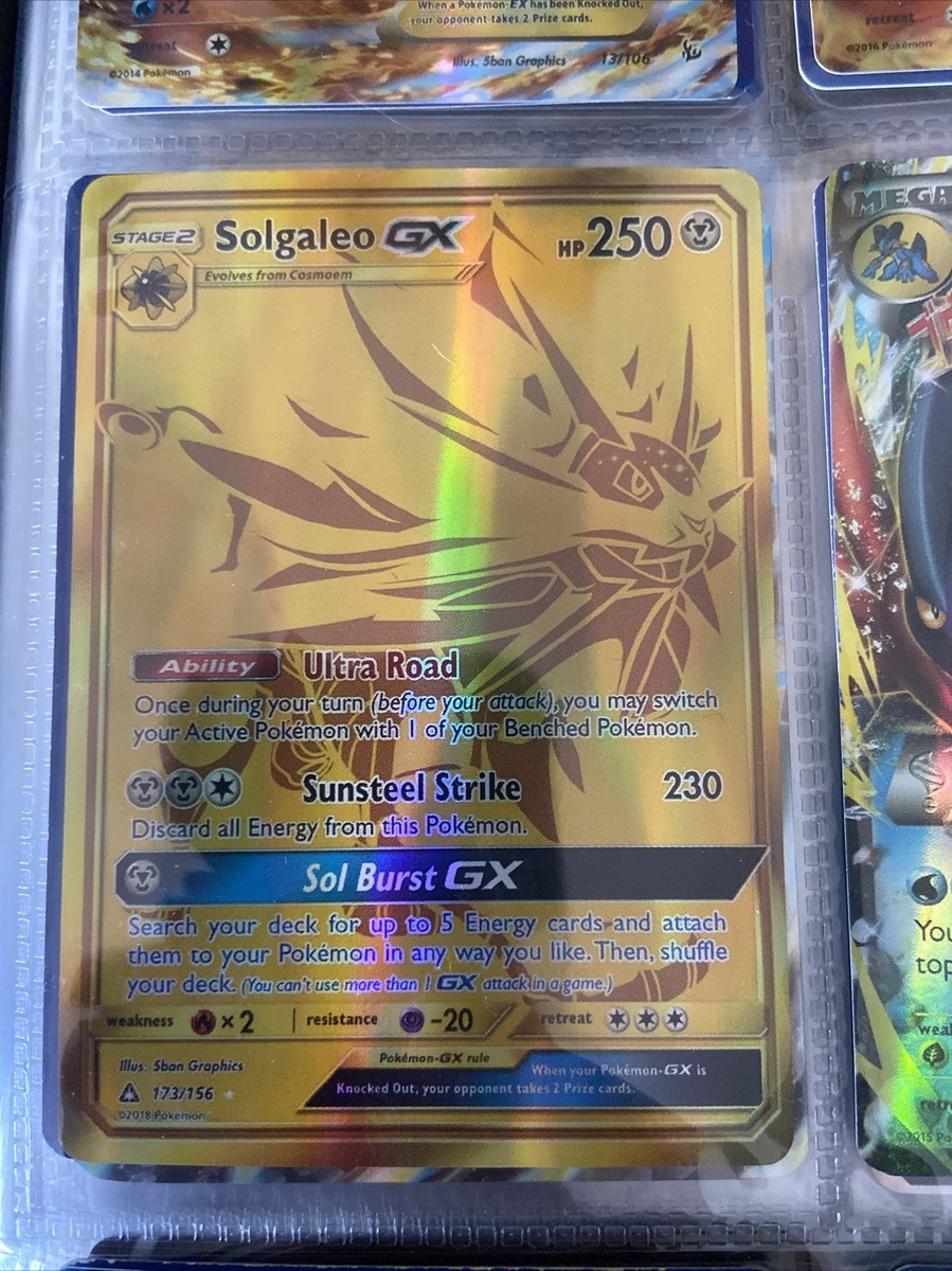 Solgaleo GX ポケモンカード 海外版 US SHIPPING Pokemon Solgaleo GX Ultra Rare SM1S 040/060