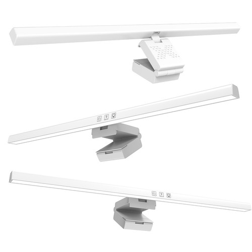 LED Monitor Light Bar USB Powered Computer Monitor Lamp Desk Lamp (White) - Afbeelding 6 van 10