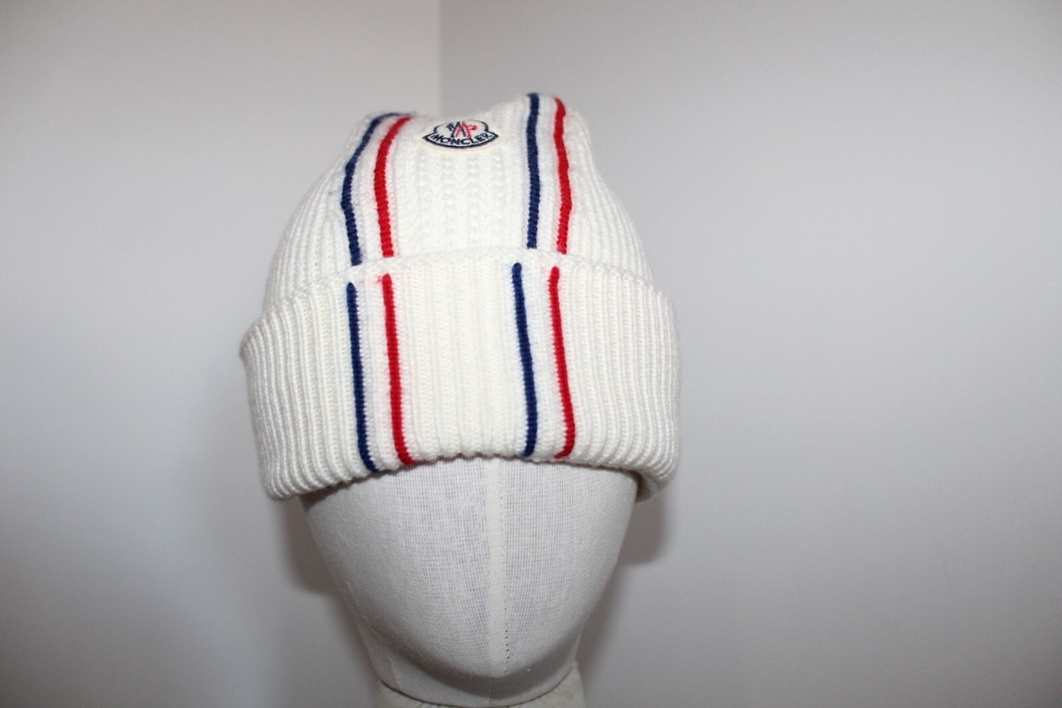 NWT Moncler Berretto Tricot Beanie Ski Snow Hat Knit One Size