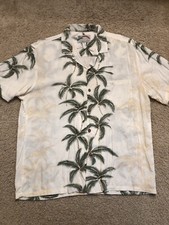 Vintage Paradise Found Hawaiian Button Shirt Rayon Size Large Made in USA