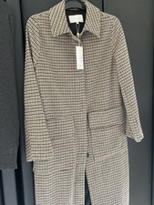 Vila Checked Coat Beige