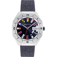 Orologio Uomo NAUTICA LOVES THE OCEAN NAPLSS001 Cordura Blu Bandierine