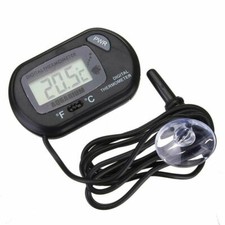 LCD Digital Thermometer Aquarium Fish Tank Vivarium Water Marine Probe UK Seller