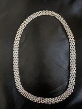 Vintage Egyptian Style Silver colored Necklace