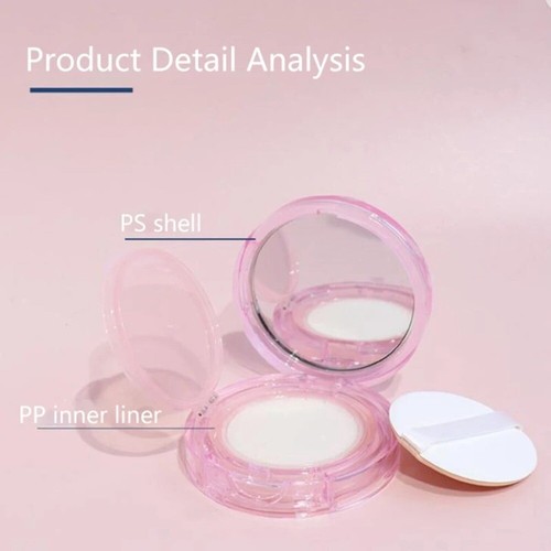 with Mirror BB Cream Foundation Case BB Cosmetic Container Makeup Tools - Picture 4 of 8