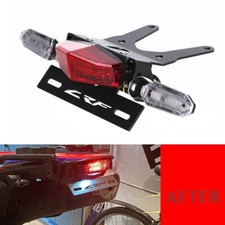 Guardabarros trasero corto trasero trasero ordenado LED señal de giro para HONDA CRF250L/RALLY 2023-2020