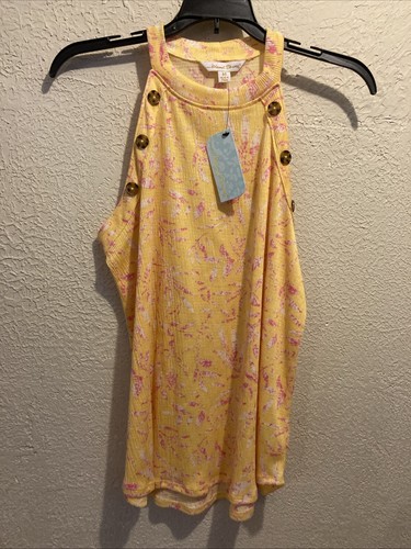 Island Shores Womens Tops Blouse Size Medium Chest-19” NEW - Picture 2 of 7