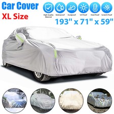 Full Car Cover Waterproof Sun Uv Snow Dust Rain Resistant Car Protection Xl Size