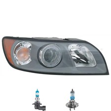 Scheinwerfer rechts grau inkl. OSRAM Lampen für Volvo V50 MW 545 S40 II 544