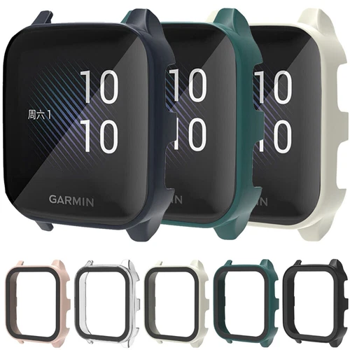 For Garmin Venu SQ2 Music Watch Case Full Cover PC Screen Protector Bumper Shell