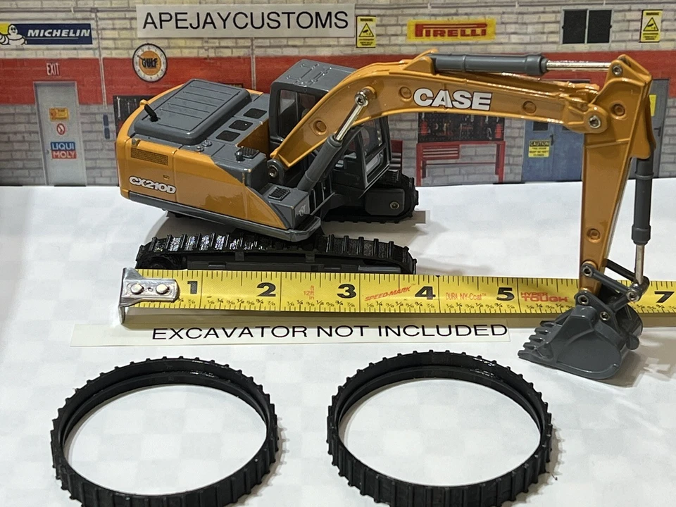 ERTL Diecast case cx210D Excavator Equipment (TRACKS ONLY) - Image 2 of 3