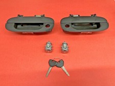Fits 94-01 Dodge Ram 1500 Driver Passenger Door Handle Lock Cylinder Set New