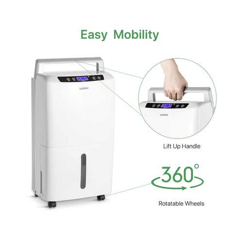 Waykar 2000 Sq. Ft Dehumidifier for Home and Basements, with Auto or Manual D... - Picture 4 of 6