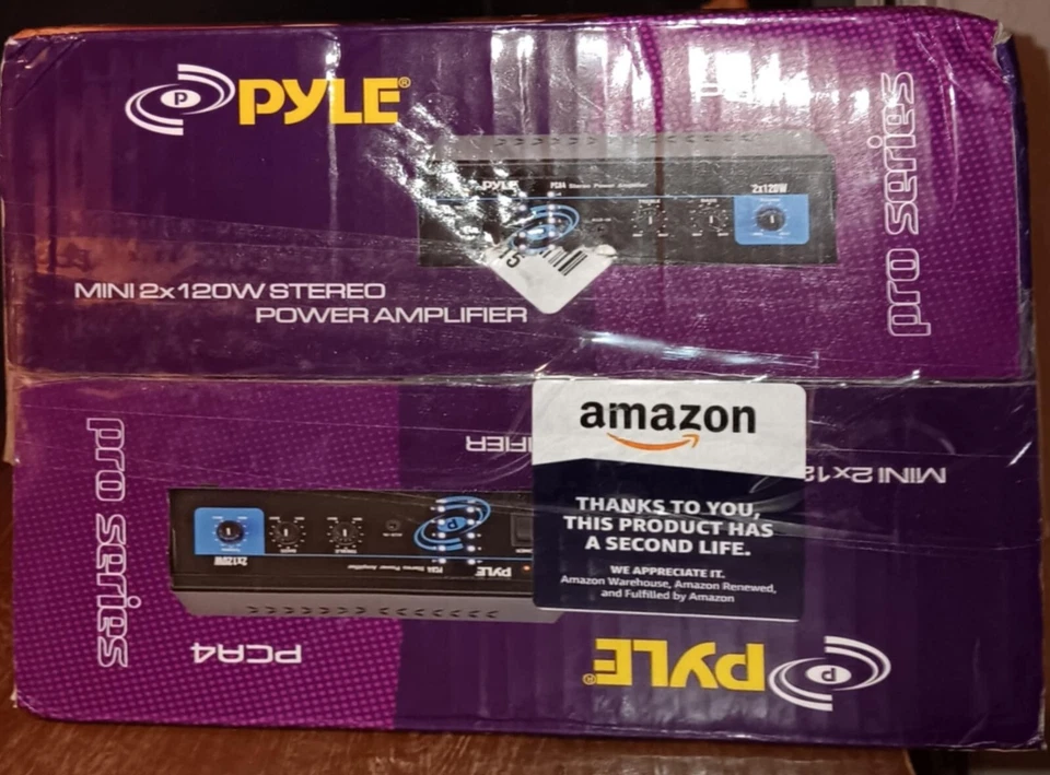 Pyle PCA4 240W 2 Channel Power Amplifier - Black - Image 4 of 4