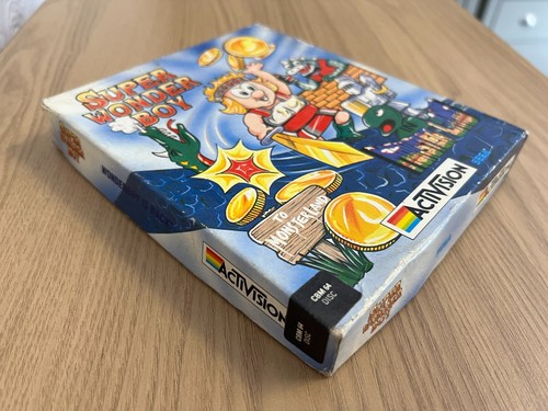 Rare disque Super Wonder Boy Commodore 64 - fonctionnel en boîte -👽👾idée cadeau rétro👾👽 - Photo 18/24