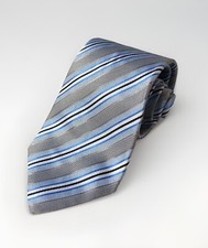 Vintage Boss Men  s Silk Tie - Striped Design Excellent Condition