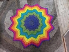 handmade crochet baby blanket new