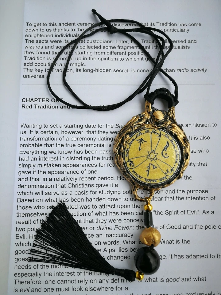 Antique Book Grimoire Magic Rare Esoteric Manuscript Occultism Witchcraft Manual - Image 4 of 4