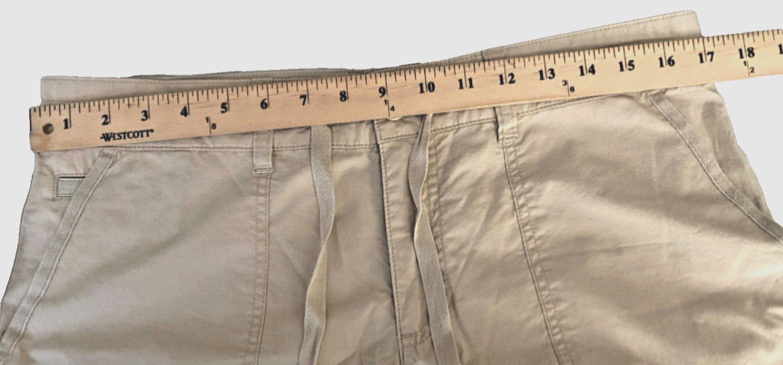 Lauren Ralph Lauren Women's Size 8 Beige /Tan Drawstring Waist Cropped Pants NWT thumbnail 10
