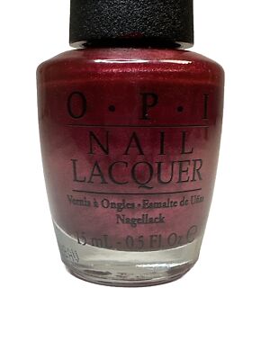 OPI Nail Lacquer Polish I'm Not Really a Waitress Red (NL H08) 0.5 fl oz