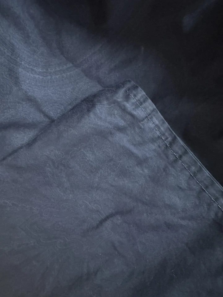 Funda nórdica Ralph Lauren Home Doncaster azul marino cachemir 400TC ~ completa / reina Foto 4 de 4