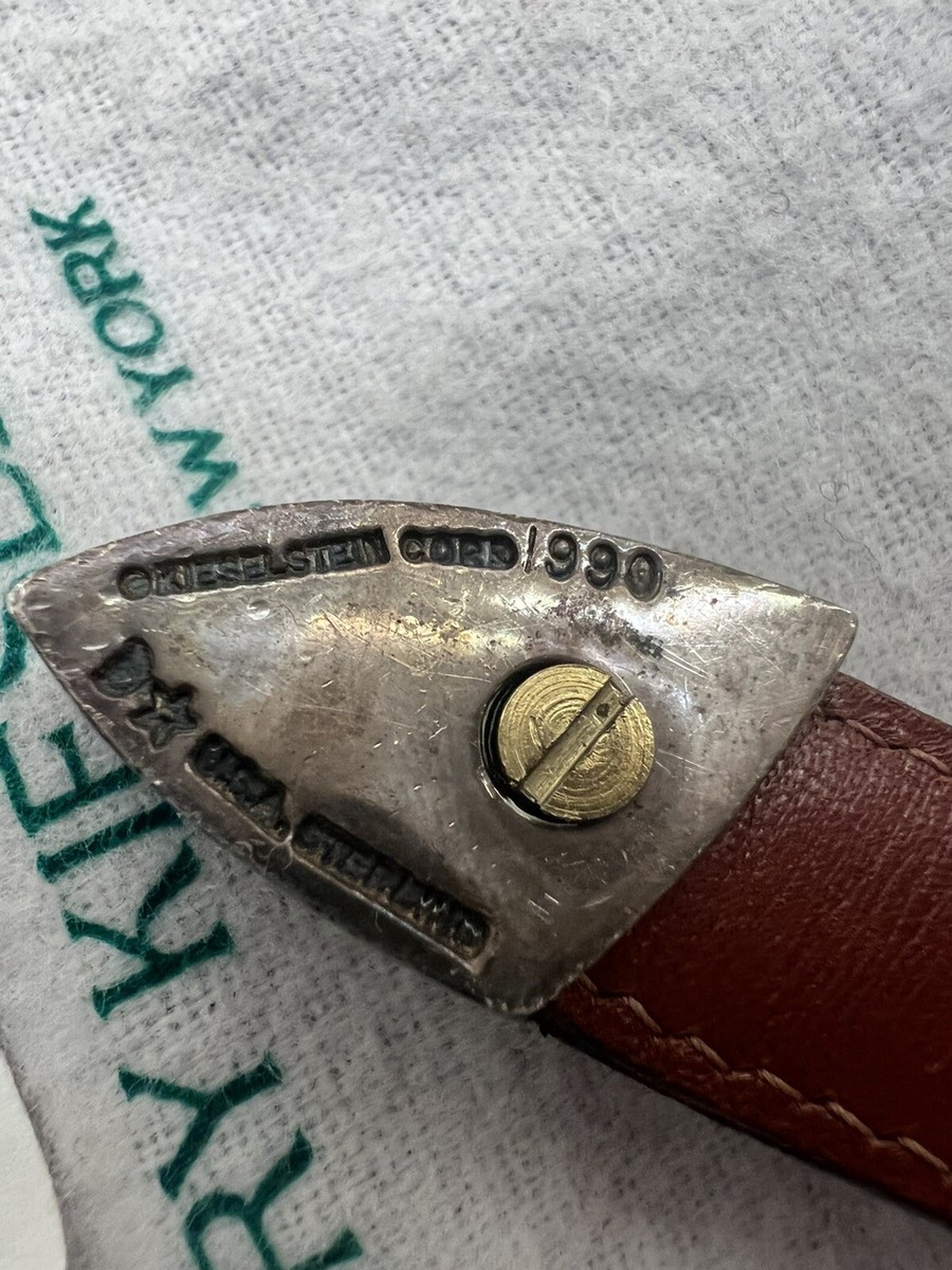 Barry Kieselstein-Cord Sterling Horse Buckle #SL10 Tapered 