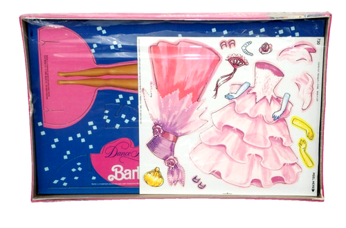 Dance Magic Barbie Colorforms Dress Up Doll 730 Salesman Sample Plastic is Split - Picture 6 of 6