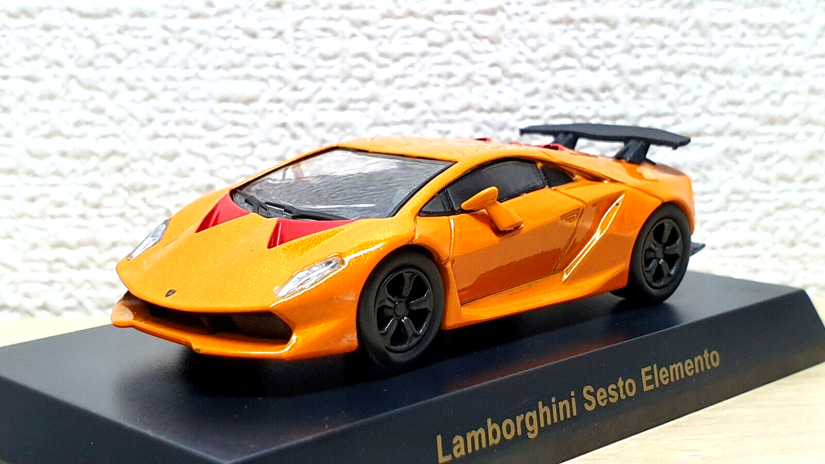 1/64 Kyosho LAMBORGHINI SESTO ELEMENTO ORANGE diecast car model | eBay