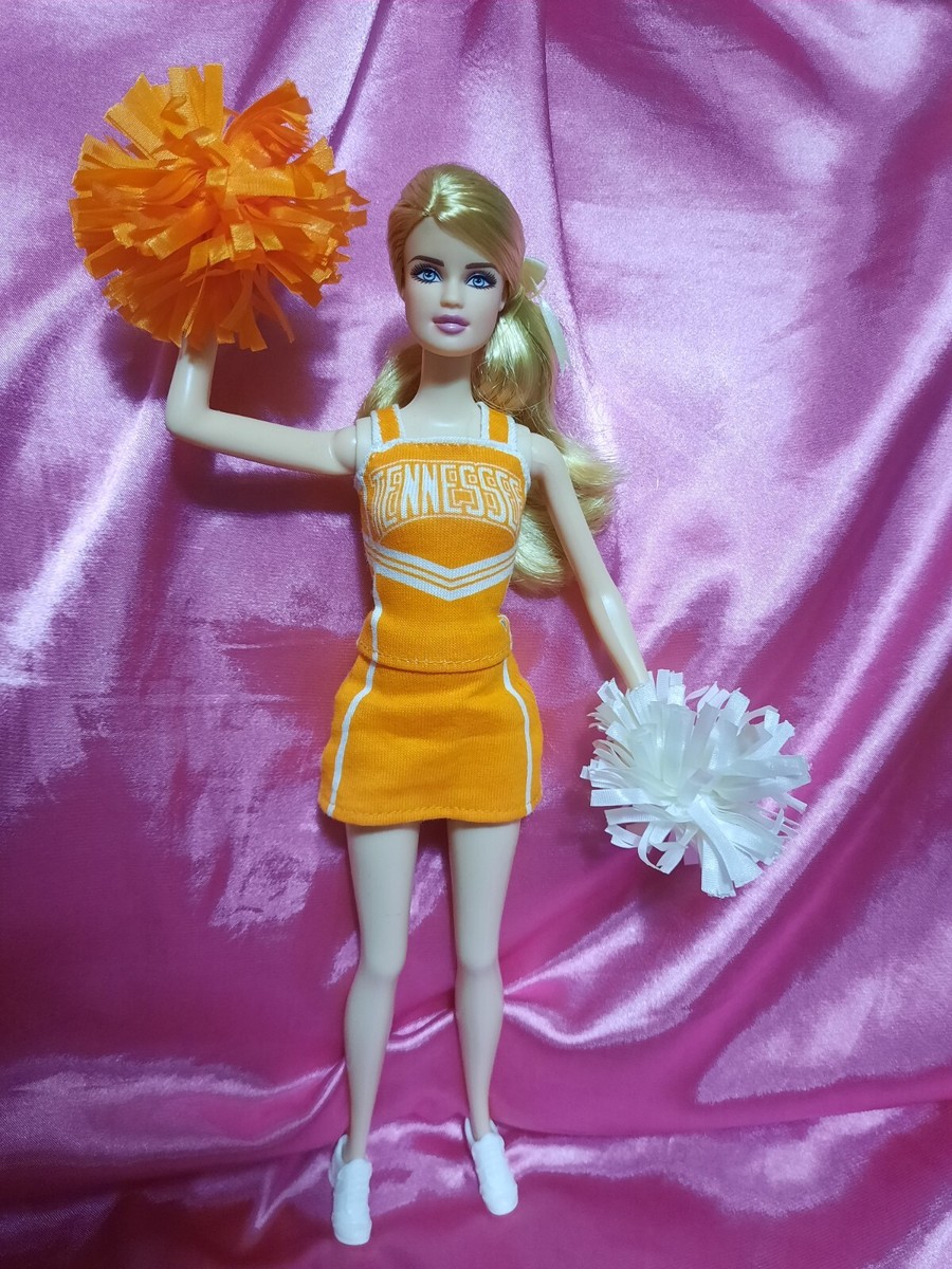 Barbie - University of Tennessee Vols Cheerleader Doll Pink Label