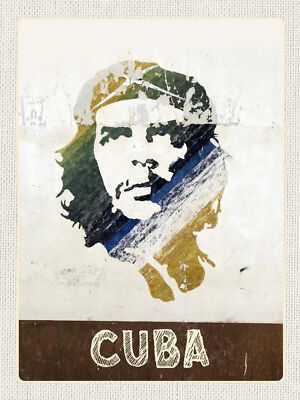 Blechschild 30x40 Cuba Karibik Che Guevara Frieden  Wand Deko Cafe Sammler Gesch