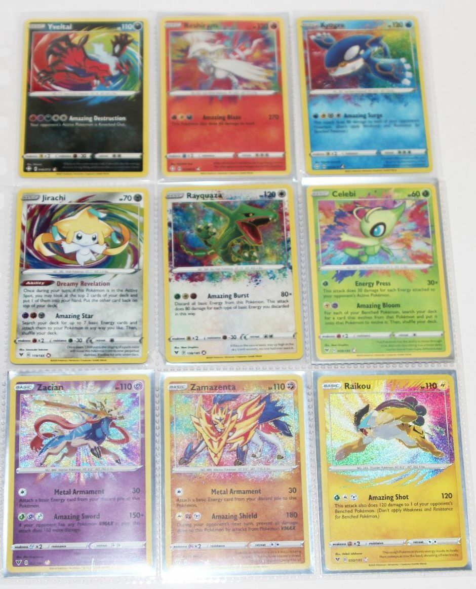 Pokemon Amazing Rare Full Set 9 Card Lot Vivid Voltage Pokemon Amazing Rare Full Set 9 Card Lot Vivid Voltage