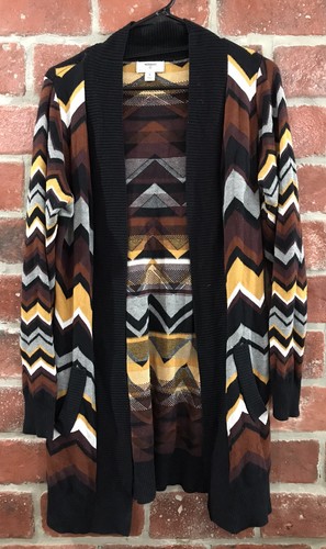 Target Chevron Open Front Cardigan Size 